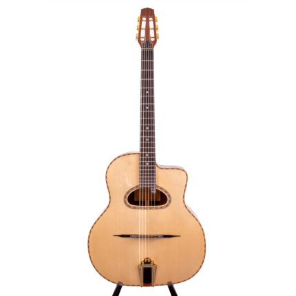 Anton Sandner Maccaferri Gypsy Jazz-Gitarre mit "Grande Bouche"