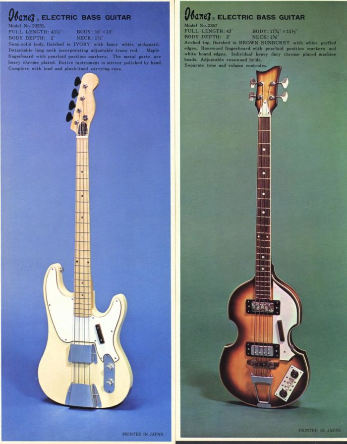 Ibanez Model 2357 Violin bass - 1971 - Ibanez