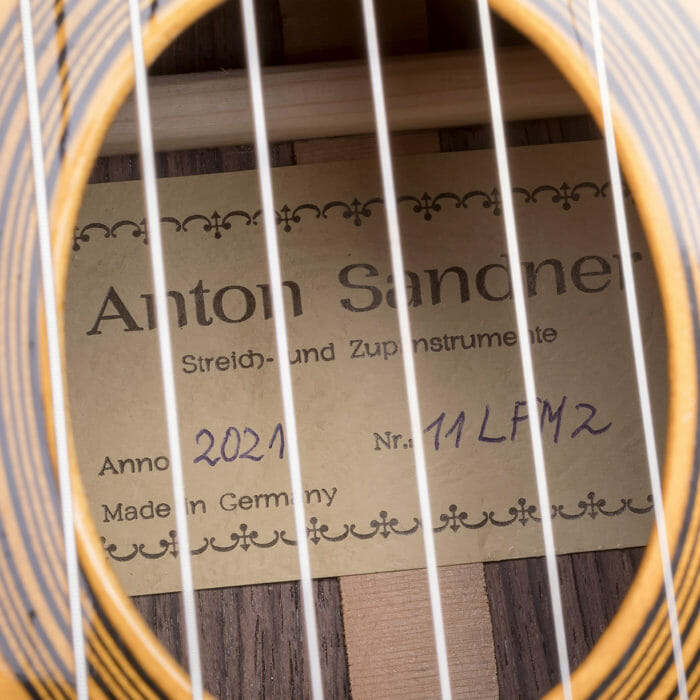 Anton Sandner Favino Gypsy Jazz-Gitarre mit „Petite Bouche“ 2021/ Nr.11 LFM2 - Anton Sandner