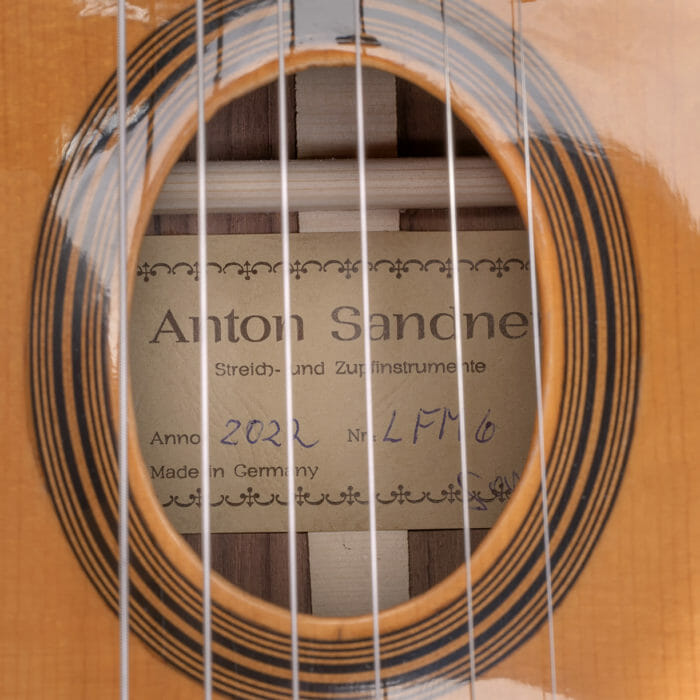 Anton Sandner Favino Gypsy Jazz-Gitarre mit „Petite Bouche“ 2022/ Nr.11 LFM6 - Anton Sandner