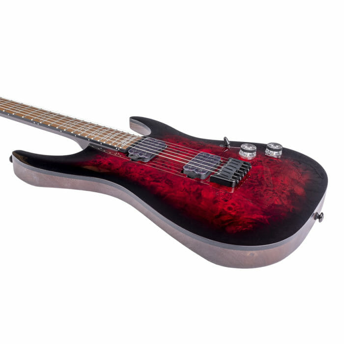 SCHECTER Omen Elite 6 Black Cherry Burst – Bild 7
