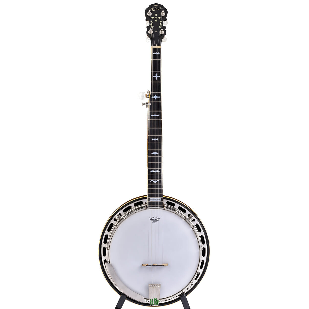 Gibson Banjo RB250 1976 - 01 Gibson Mastertone RB-250 Natural 5 String Mahagoni Banjo – Bild 1