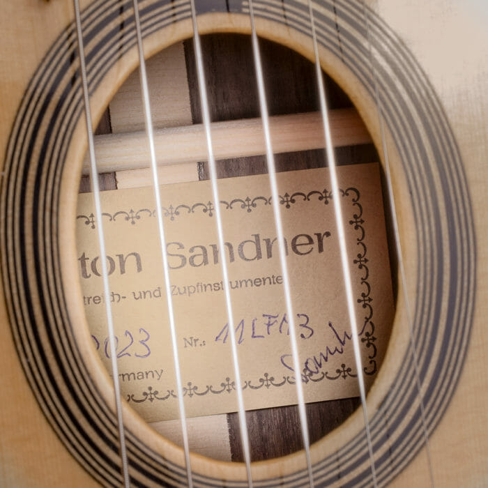 Anton Sandner Favino Gypsy Jazz-Gitarre mit „Petite Bouche“ 2023/ Nr.11 LFM3 – Bild 2