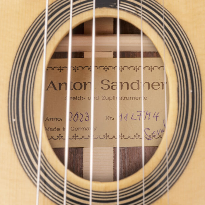 Anton Sandner Favino Gypsy Jazz-Gitarre mit „Petite Bouche“ 2023/ Nr.11 LFM4 – Bild 5
