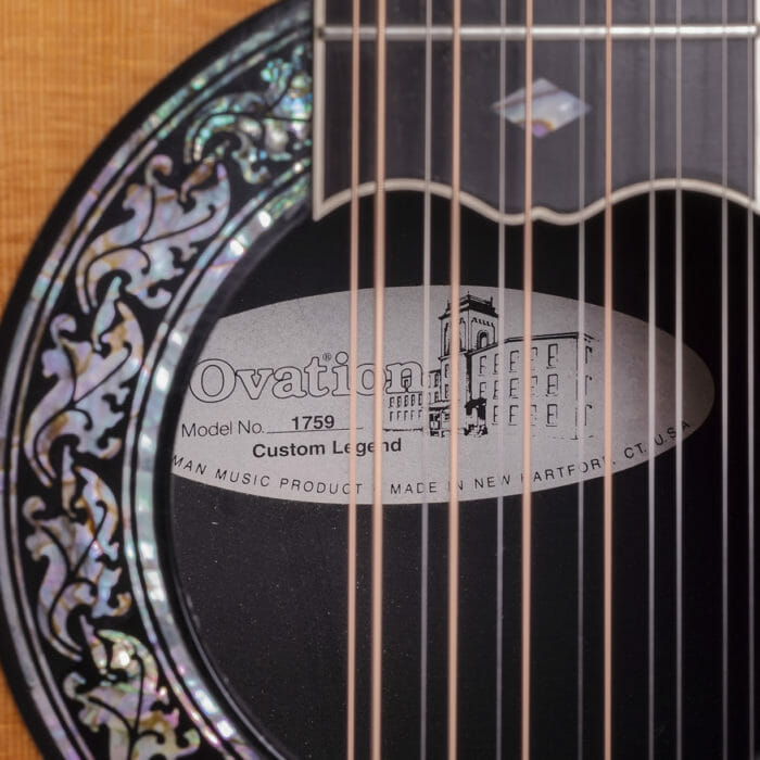 Ovation Custom Legend 1759 12 saitig USA 1996 – Bild 7