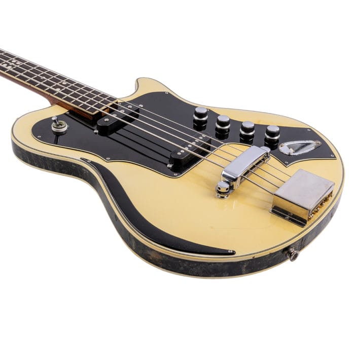 Heinz Seifert Favorit Single Cutaway Style Shortscale Bass 80er Jahre – Bild 8