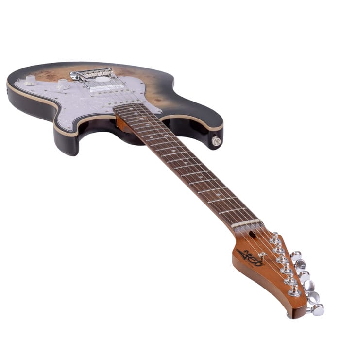 Jet Guitars JS-450 QTB R Transparent Brown – Bild 3