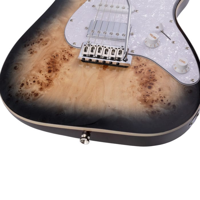 Jet Guitars JS-450 QTB R Transparent Brown – Bild 7