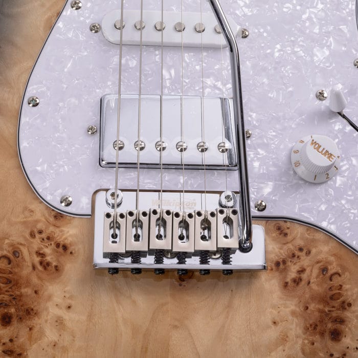 Jet Guitars JS-450 QTB R Transparent Brown – Bild 6