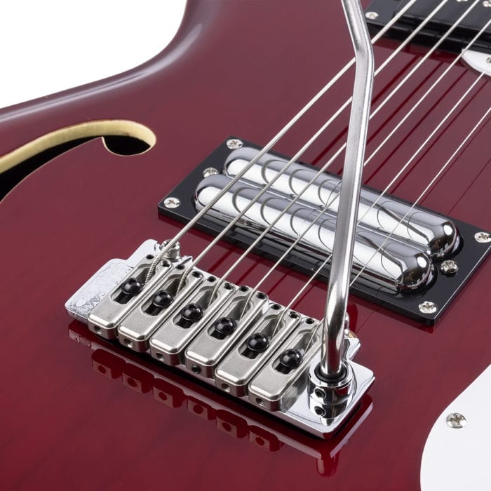 Danelectro 66 BT TR Baritone Transparent Red – Bild 10
