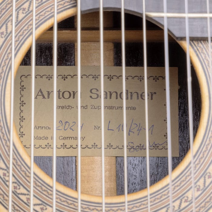 Anton Sandner Zehnsaitige Konzertgitarre L10/24-1 – Bild 10
