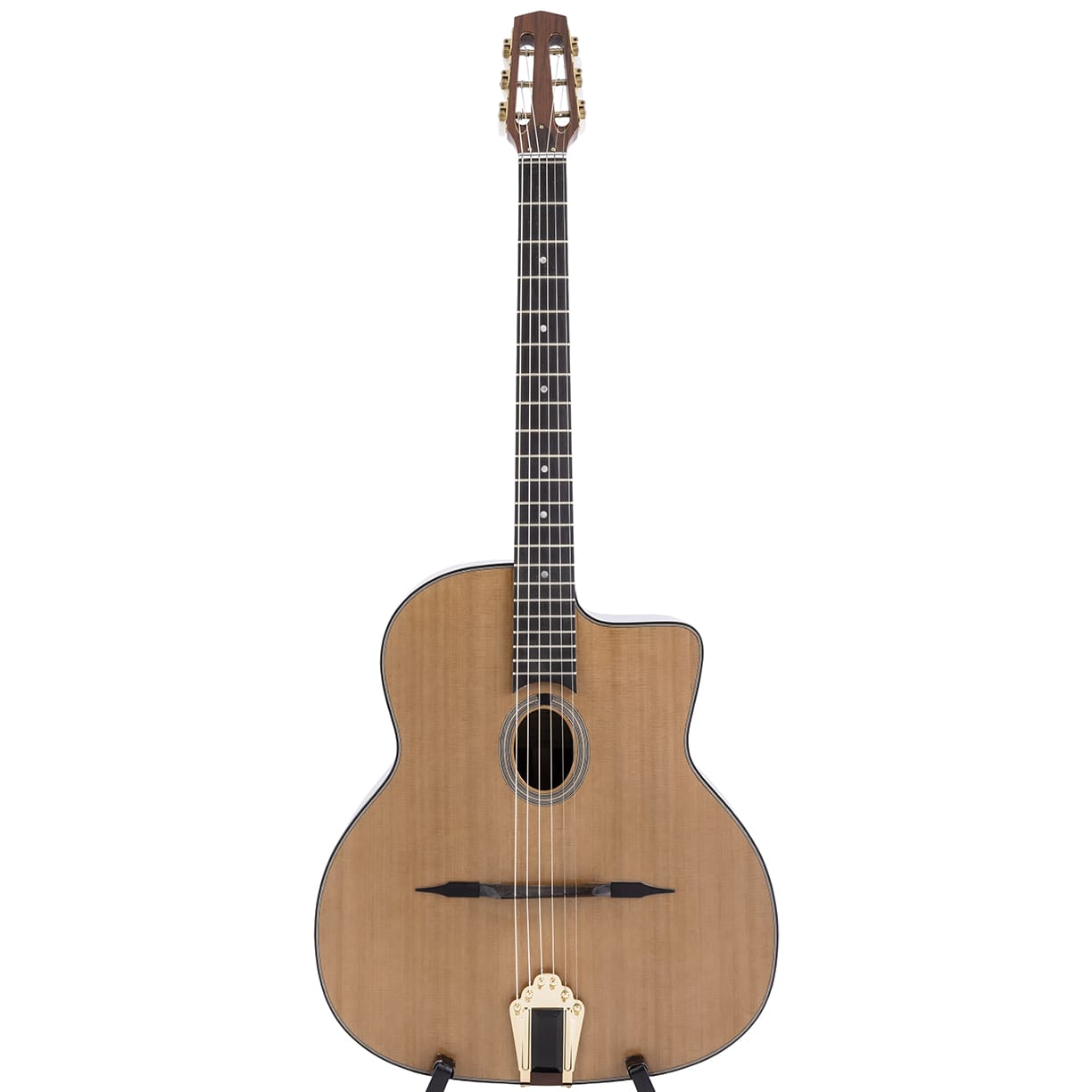 Anton Sandner Favino Zeder - petite Bouche 25LF3 - 01 Anton Sandner Favino Gypsy Jazz-Gitarre mit „Petite Bouche“ 2025 LF3 – Bild 1