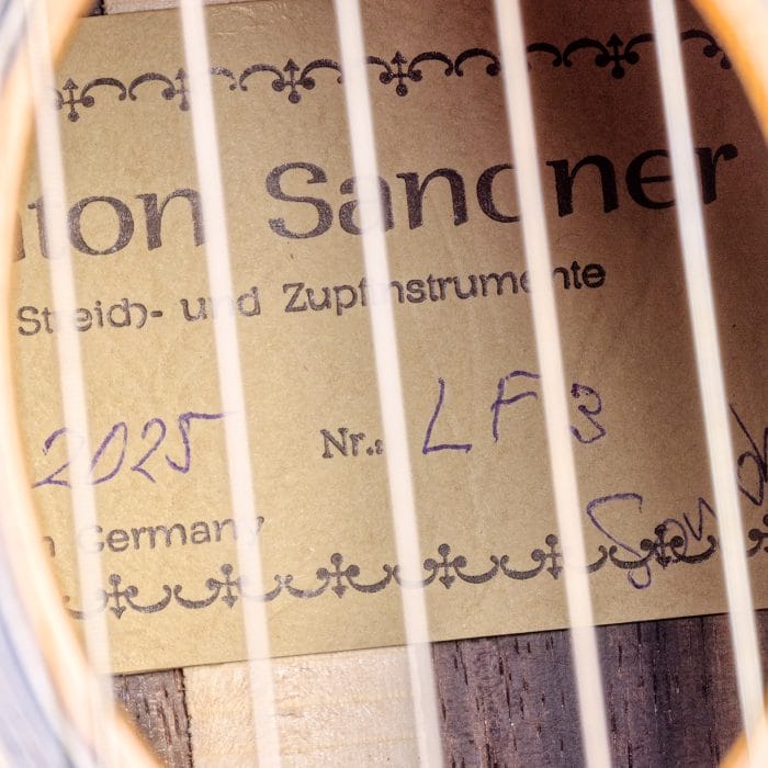Anton Sandner Favino Gypsy Jazz-Gitarre mit „Petite Bouche“ 2025 LF3 – Bild 9