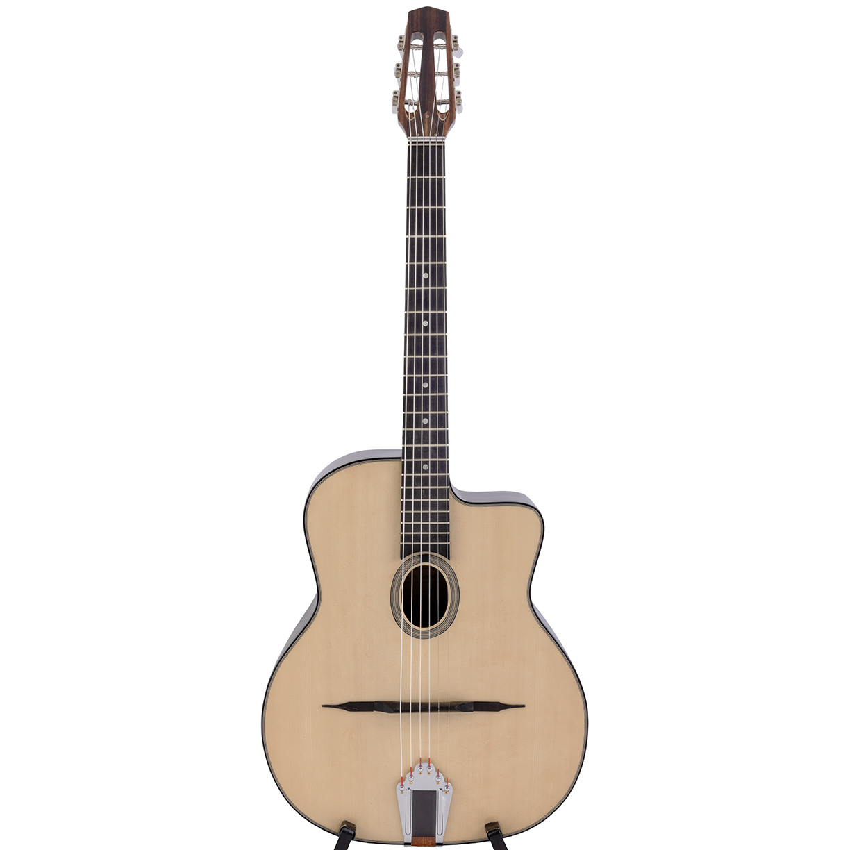Anton Sandner Selmer-Fichte-O-Loch-LS-2601 - 01 Anton Sandner Selmer Gypsy Jazz-Gitarre mit „Petite Bouche“ LS2601 – Bild 1