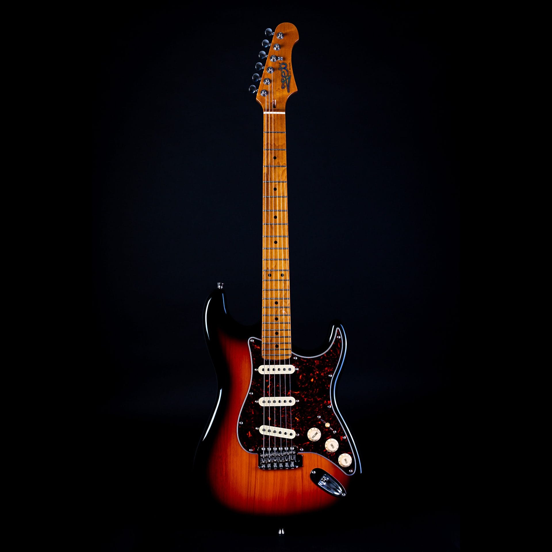 JS-300-SSS-SB-Front Jet Guitars JS-300 SB – Bild 1