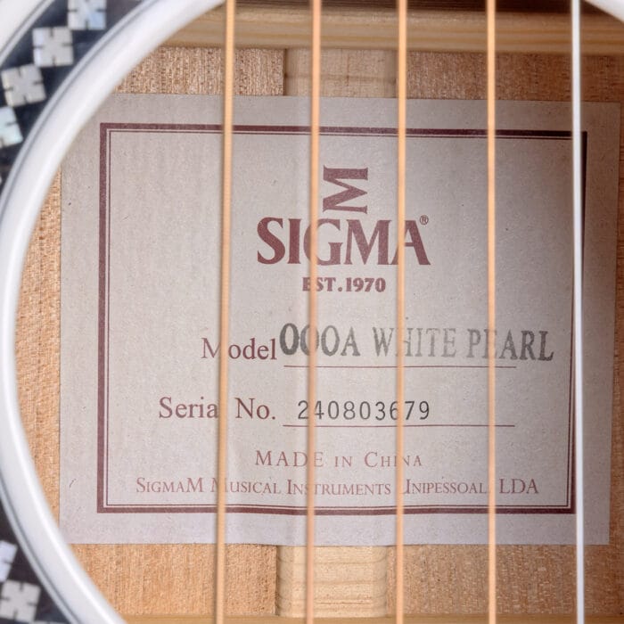 Sigma 000 A White Pearl – Bild 10
