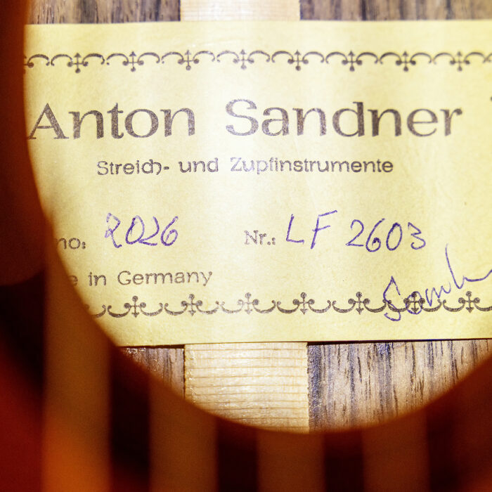 Anton Sandner Favino Gypsy Jazz-Gitarre Fichte - petite Bouche LF2603 – Bild 10