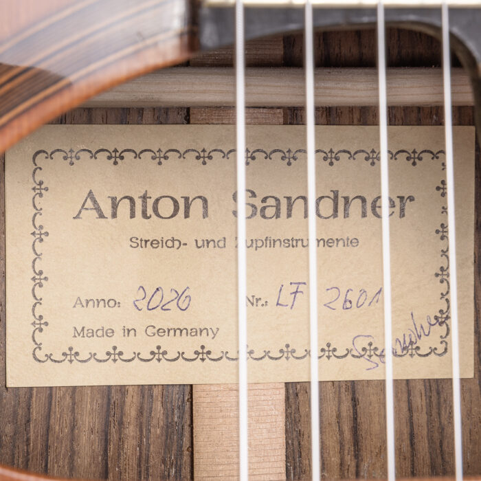 Anton Sandner Favino Gypsy Jazz-Gitarre Zeder - grande Bouche LF2601 – Bild 12