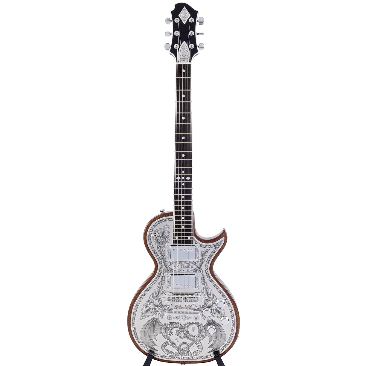 Zemaitis Guitars MFG-AC-24 Dragon & Heart - 01 Zemaitis Guitars MFG-AC-24 Dragon & Heart – Bild 1