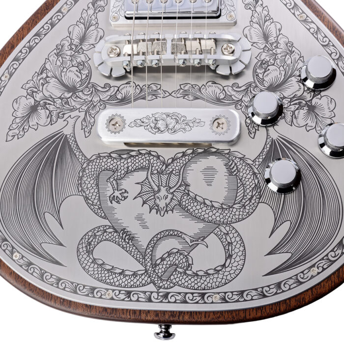 Zemaitis Guitars MFG-AC-24 Dragon & Heart – Bild 5